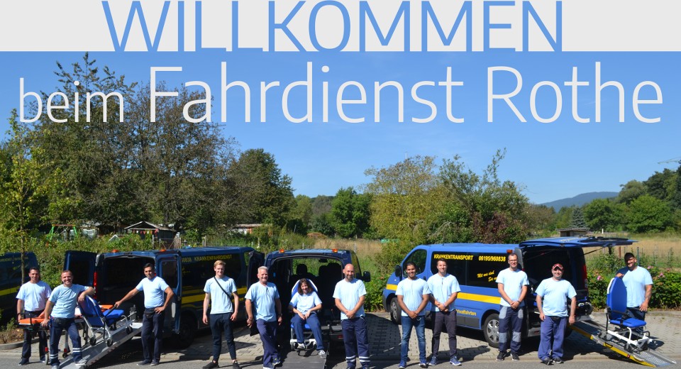Willkommen beim Fahrdienst Rothe